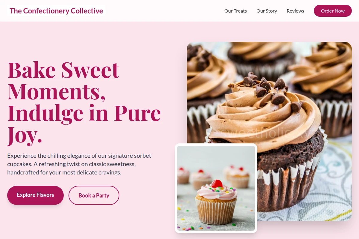 sorbet Cupcake