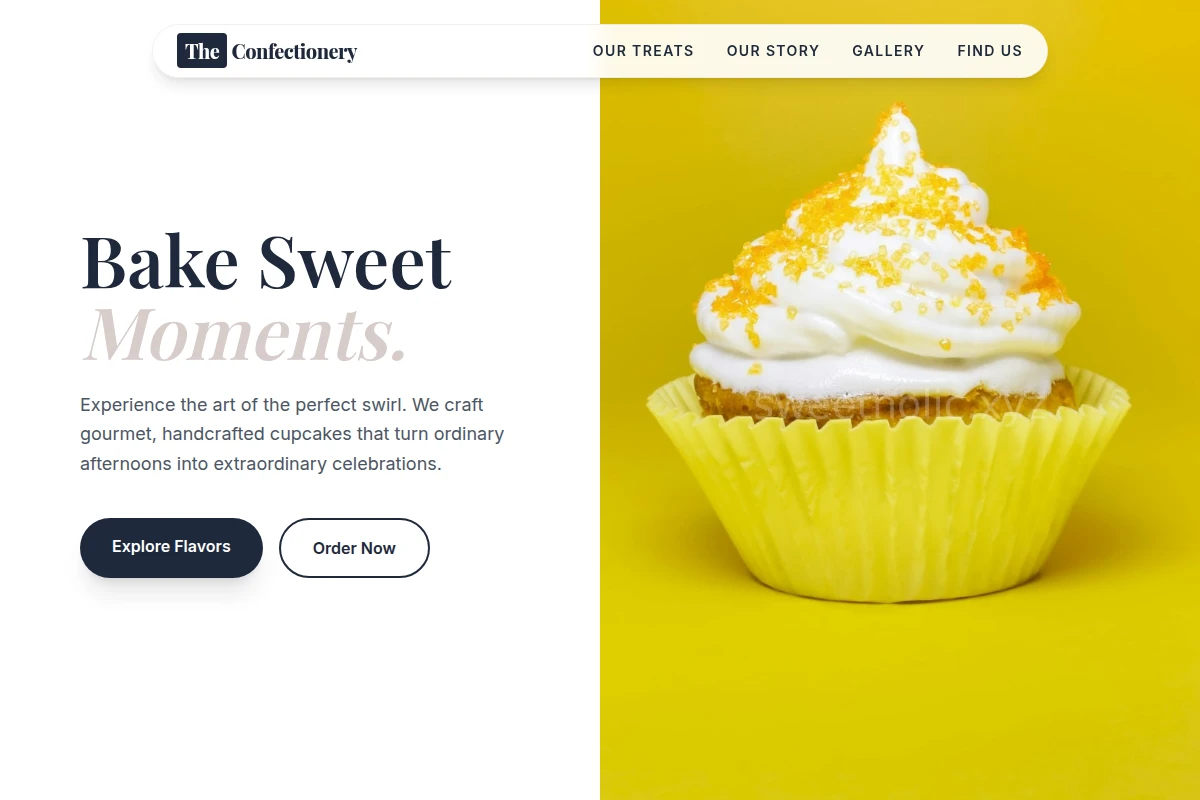 swirl Cupcake